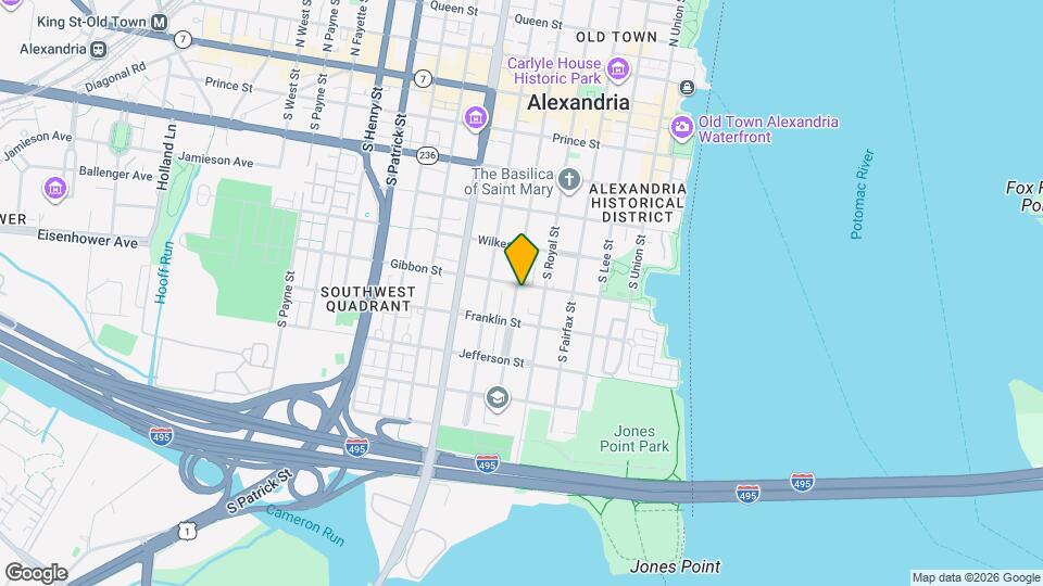 608 S Pitt St Map and Location Details