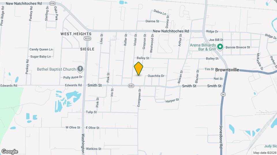 803 Garland St Mapa y Detalles de la Ubicación