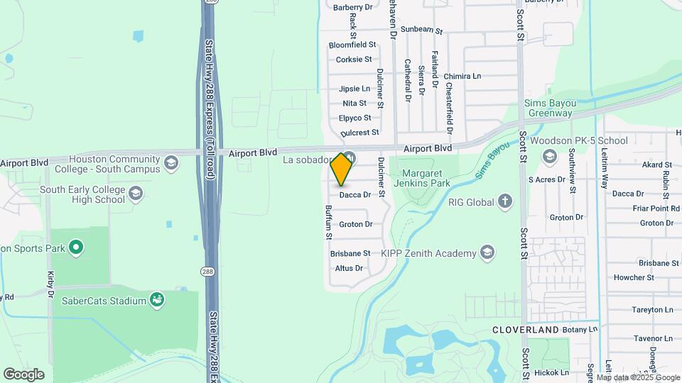 3015 Dacca Dr Map and Location Details