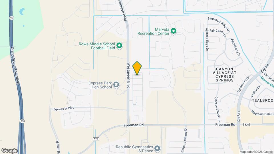 21318 Mystic Oak Dr Map and Location Details