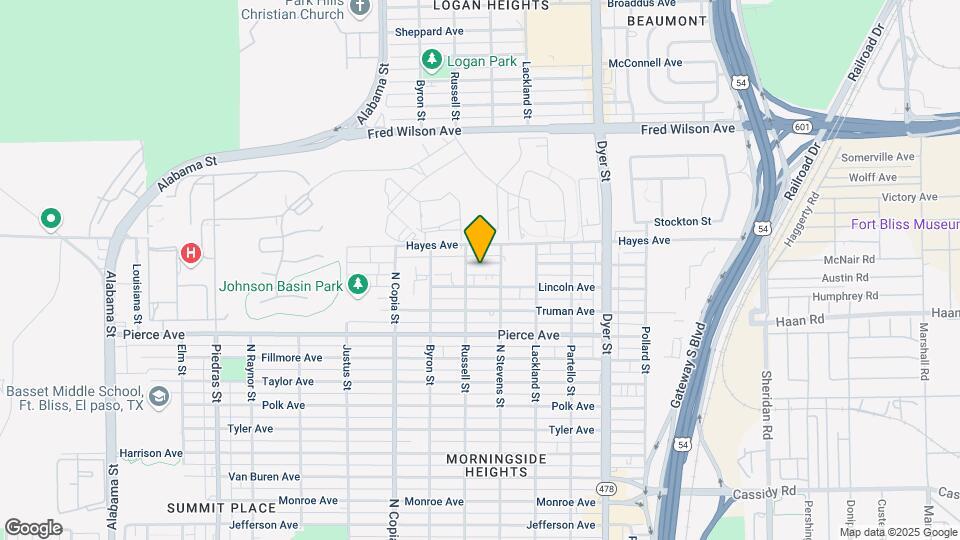 3610 Johnson Ave Map and Location Details
