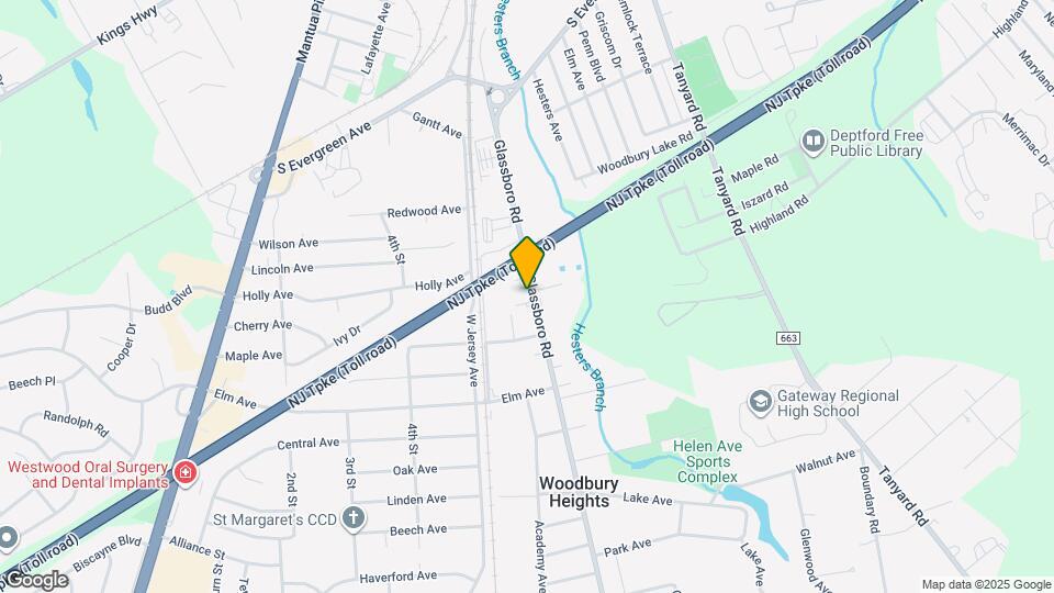 439 Glassboro Rd Map and Location Details