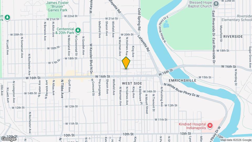 2701 W 17th St Map and Location Details