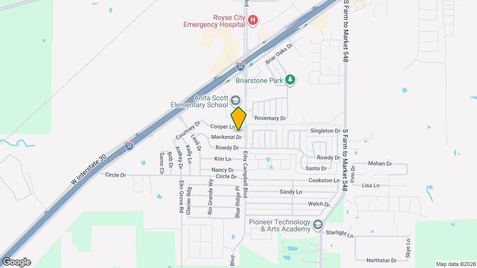 708 Mackenzi Dr Mapa y Detalles de la Ubicación