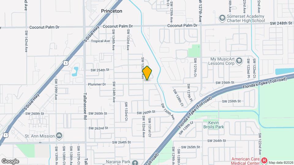 13143 SW 256th St Map and Location Details