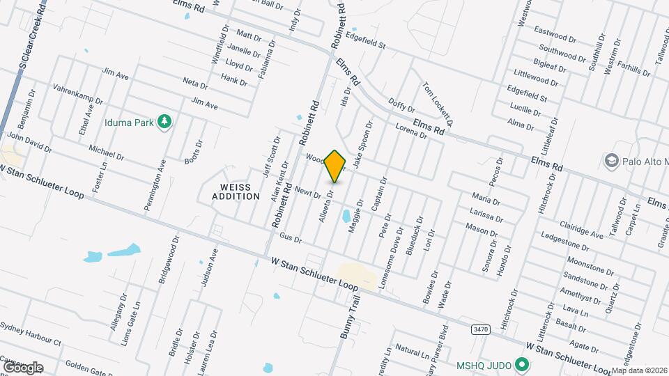 4302 Alleeta Dr Map and Location Details