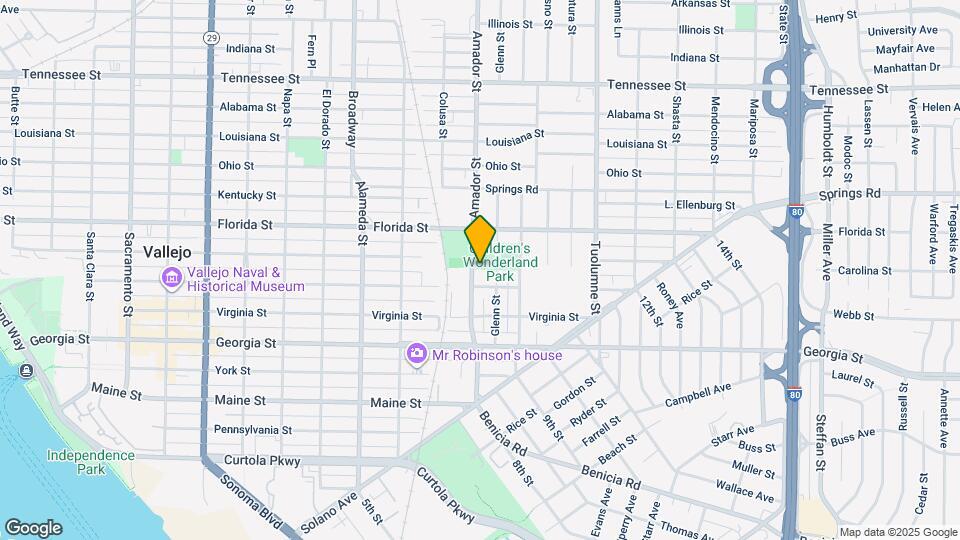 442 Amador St Map and Location Details