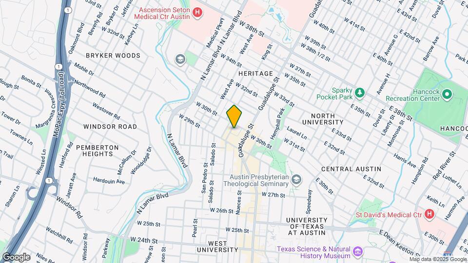 2913 Rio Grande St Map and Location Details