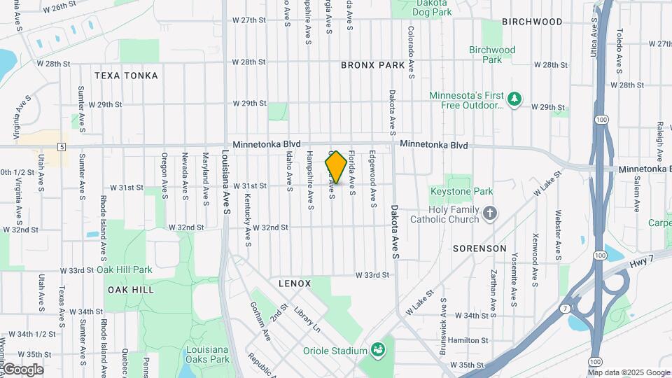 3105 Georgia Ave S Map and Location Details