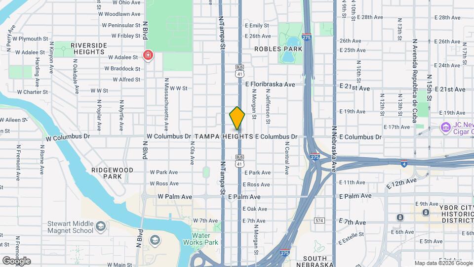 2702 N Florida Ave Map and Location Details