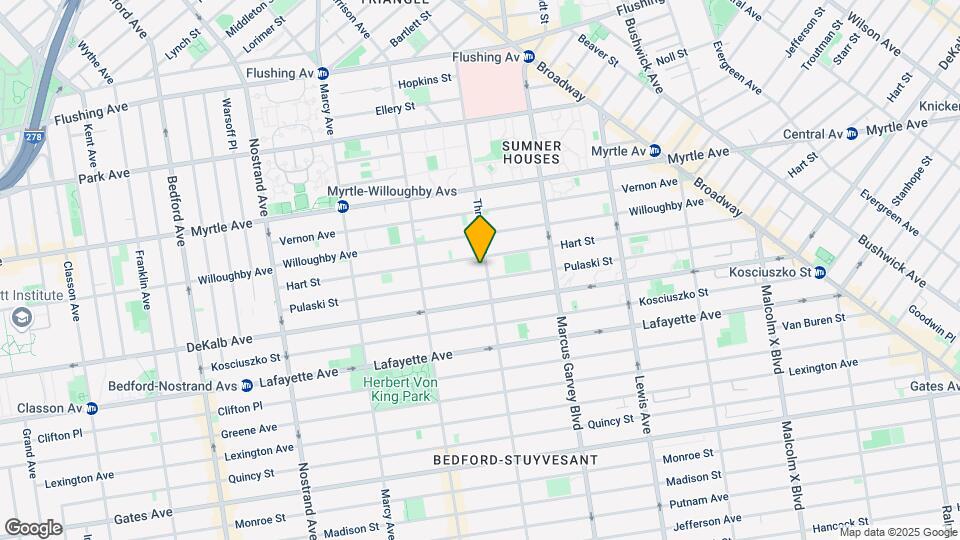 320 Throop Ave. Mapa y Detalles de la Ubicación