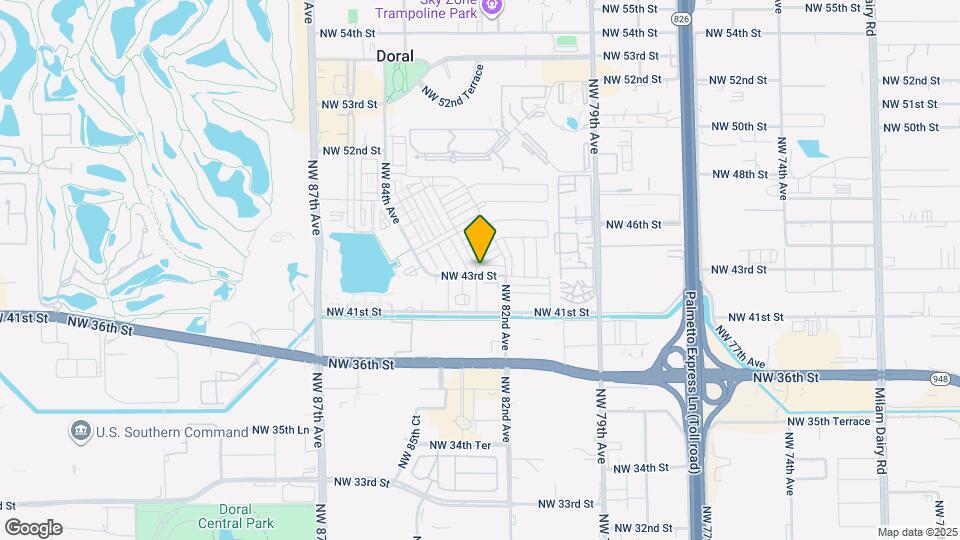 8279 NW 43rd St Map and Location Details