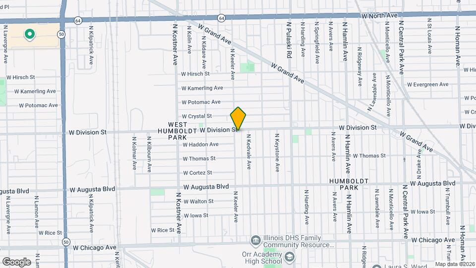 1155 N Keeler Ave, Unit 1st Fl Mapa y Detalles de la Ubicación