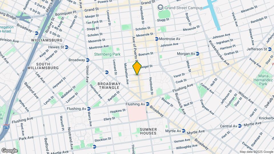 57 Graham Ave Mapa y Detalles de la Ubicación