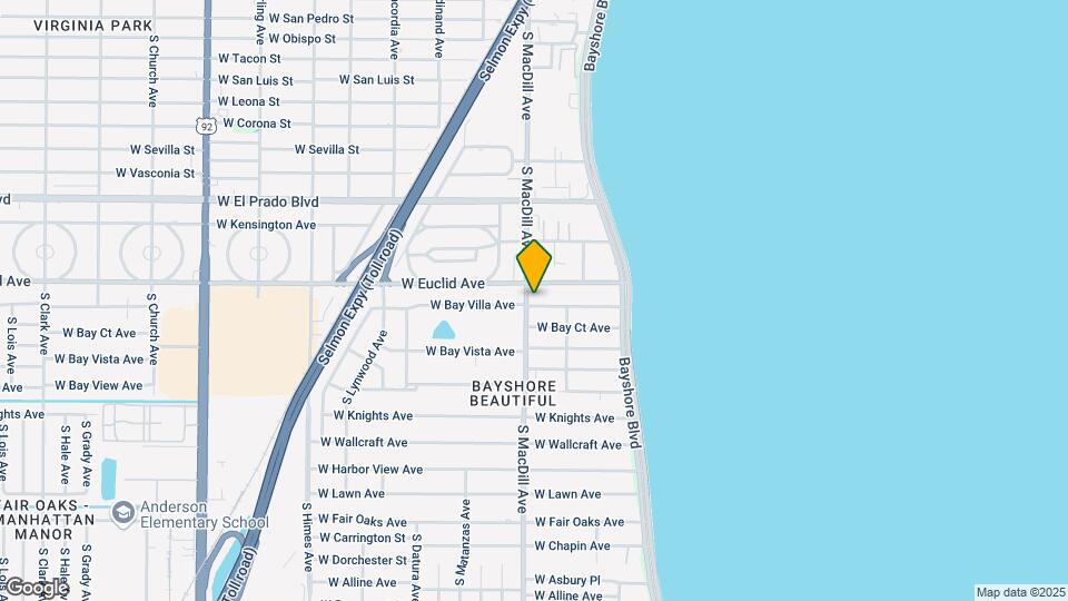 3023 W Bay Villa Ave Map and Location Details