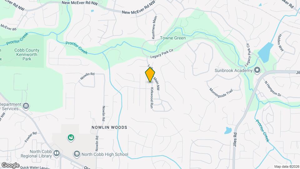 3840 Kirkwood Run Map and Location Details