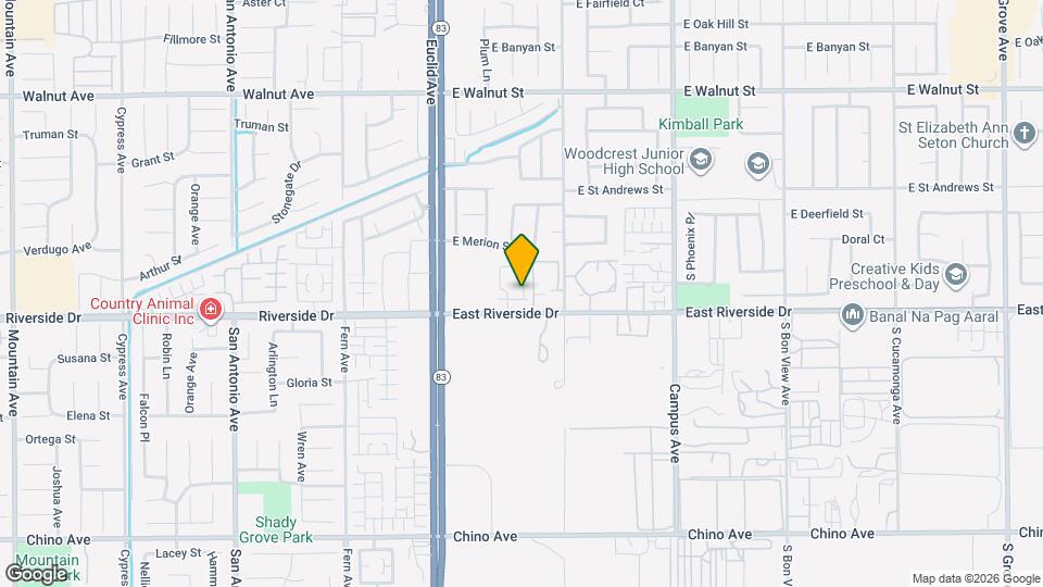 331 E Cottonwood St Map and Location Details