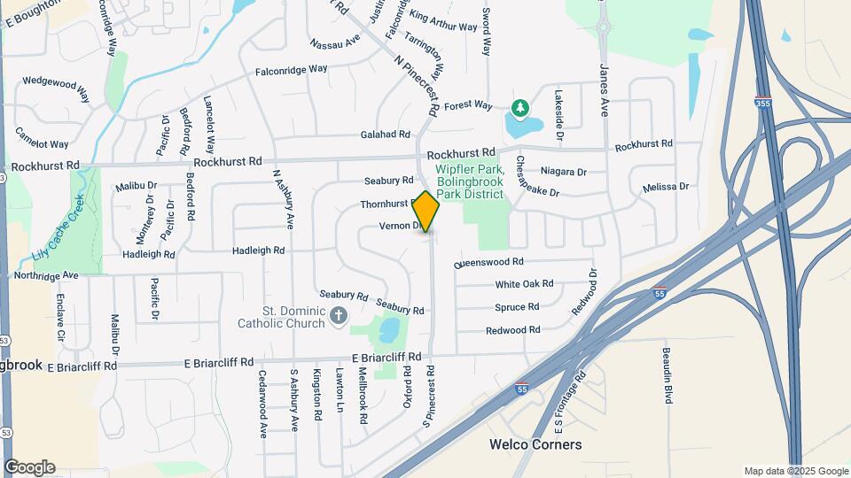 189 N Pinecrest Rd Map and Location Details