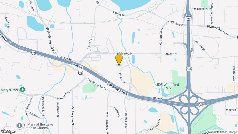 951 Trenton Ln N Map and Location Details