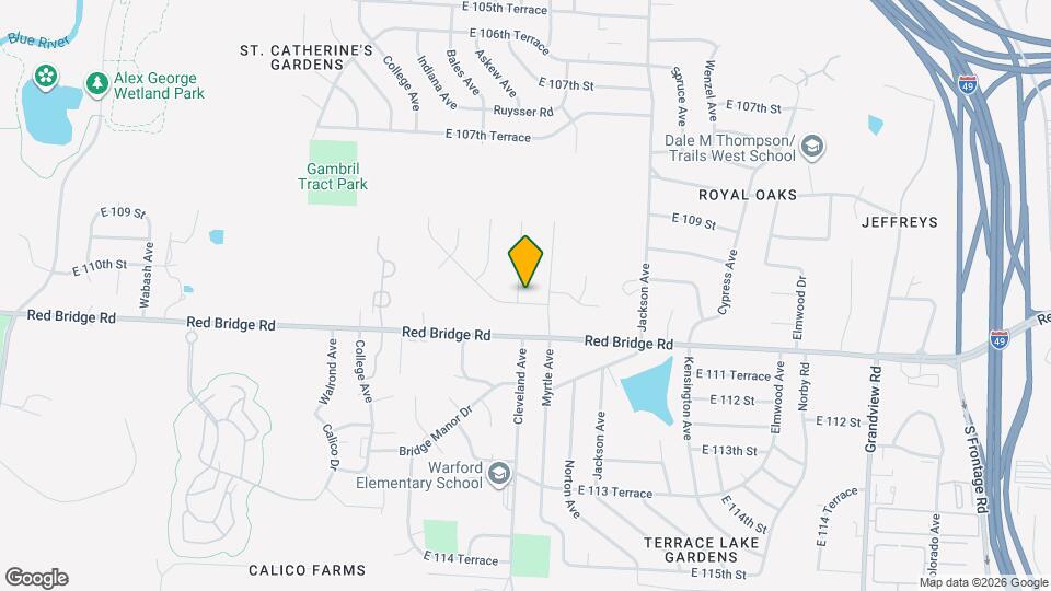 11007 Cleveland Ave Map and Location Details