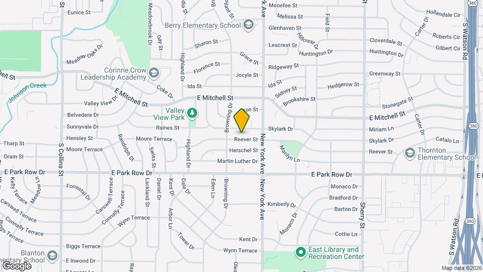 1811 Reever St Map and Location Details