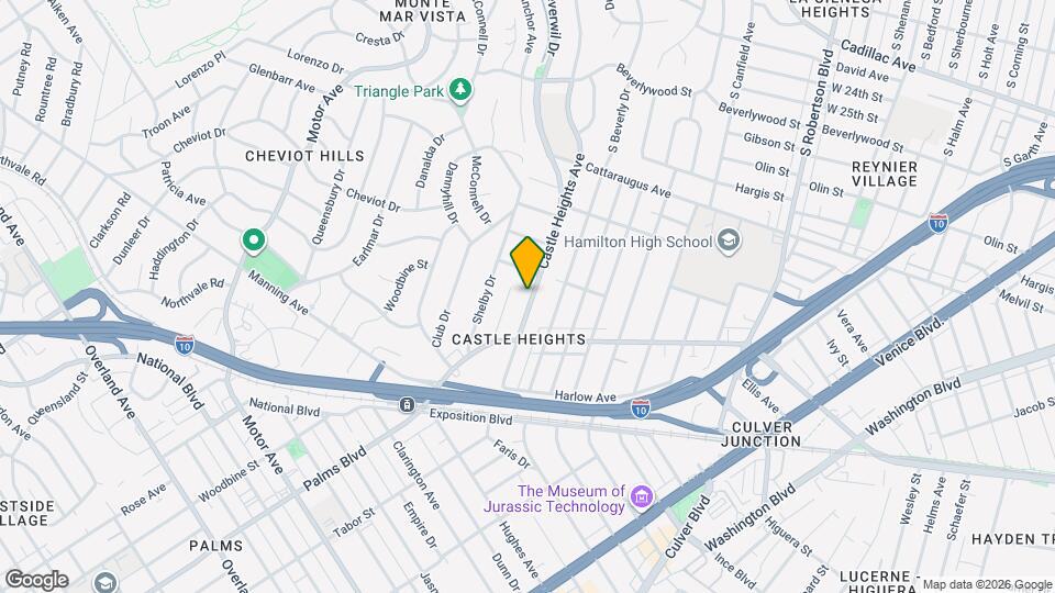 3227 Castle Heights Ave, Unit ADU Map and Location Details