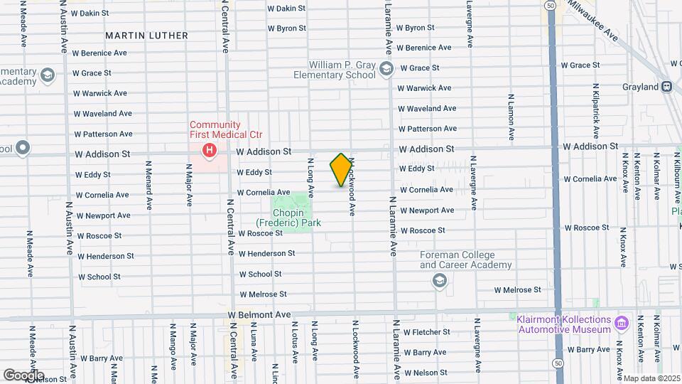 5321 W Cornelia Ave Map and Location Details