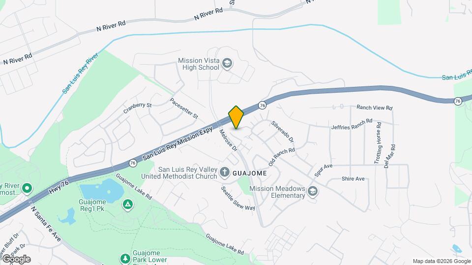 1452 Rancho Rose Way Map and Location Details