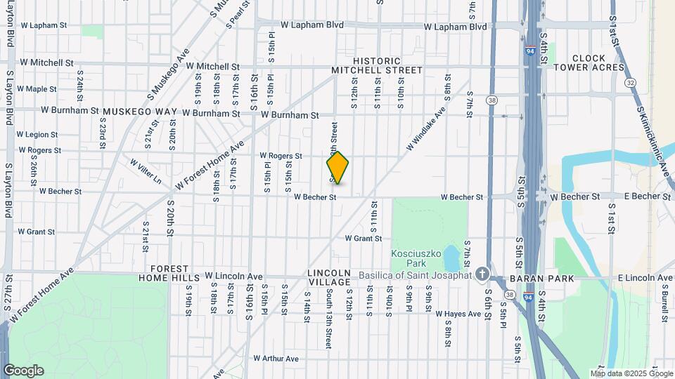 2064 S 13th St Mapa y Detalles de la Ubicación