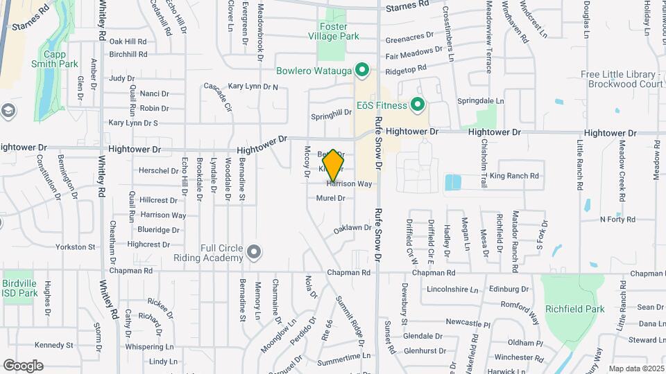 6628 Harrison Way Mapa y Detalles de la Ubicación