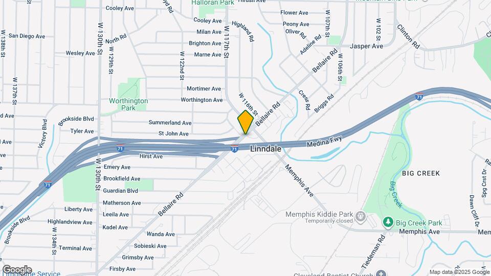 11721 Bellaire Rd Map and Location Details