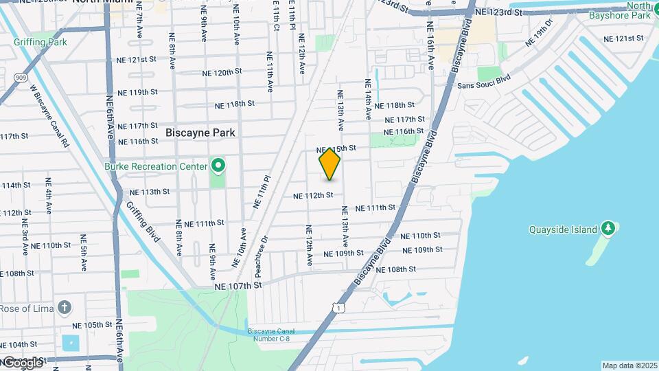1261 NE 112th St Map and Location Details