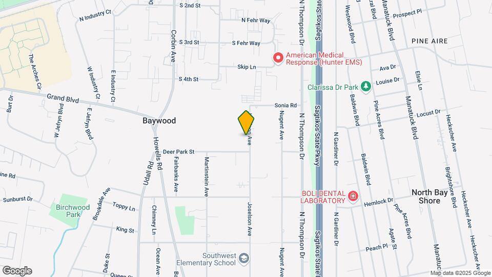 1159 Joselson Ave Map and Location Details