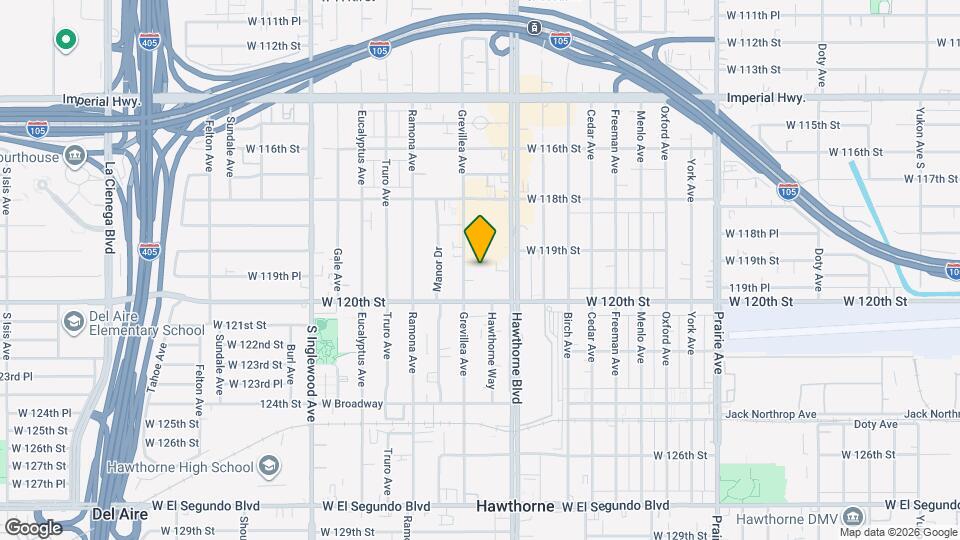 11944 S Grevillea Ave Map and Location Details