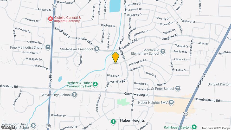 6752 Hubbard Dr Map and Location Details