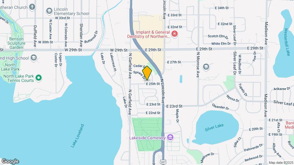 2504 Spruce Dr Map and Location Details