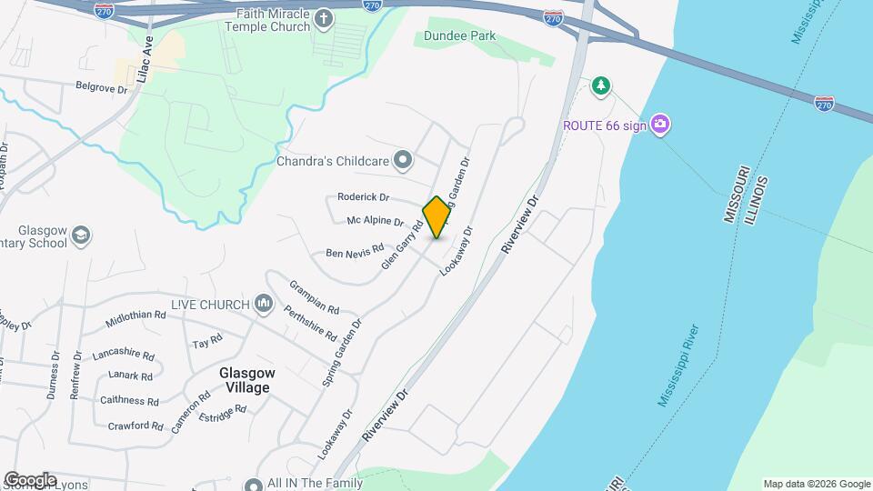 10712 Spring Garden Dr Map and Location Details