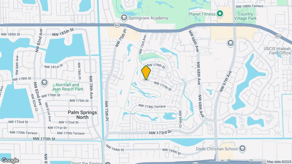 7250 NW 177th St Map and Location Details