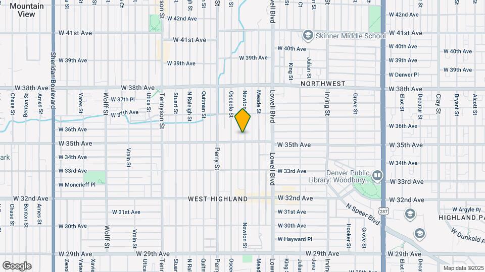 3519 Newton St Map and Location Details