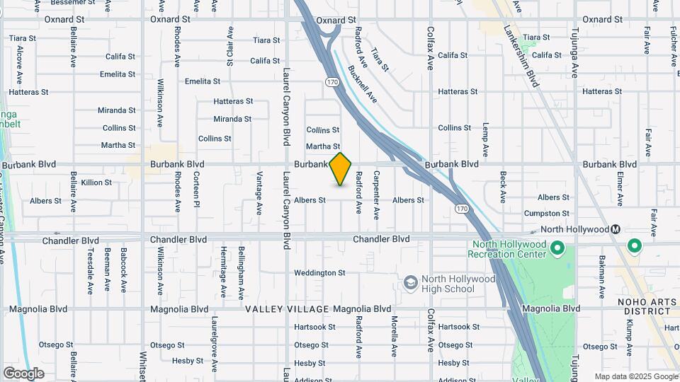 11939 Albers St Map and Location Details