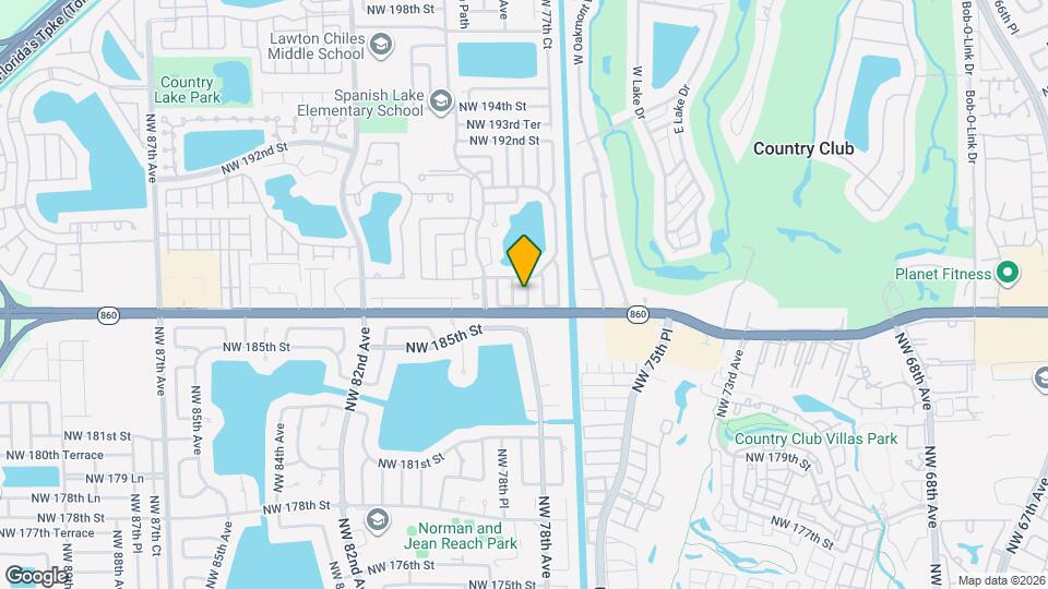 18660 NW 78th Ave Map and Location Details