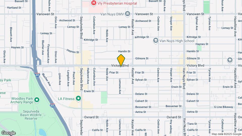 14990 Victory Blvd, Unit 202 Map and Location Details