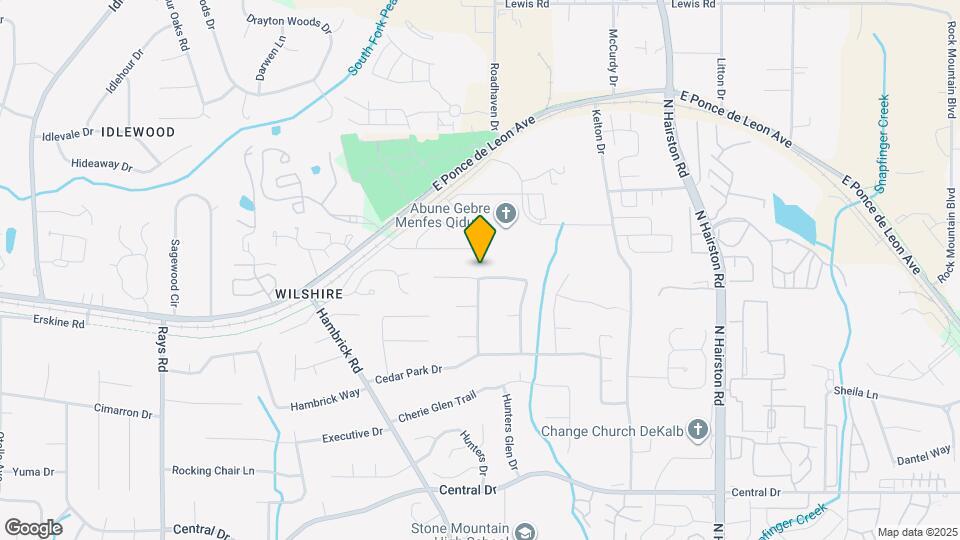 1423 Cedar Heights Dr Mapa y Detalles de la Ubicación