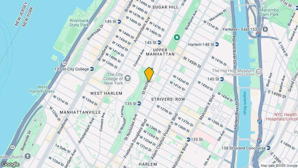 580 Saint Nicholas Ave Map and Location Details