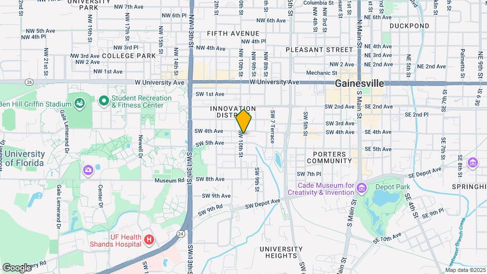 411 SW 10th St Mapa y Detalles de la Ubicación
