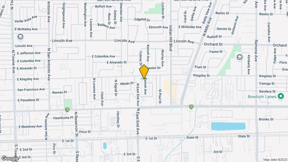 735-757 Karesh Ave Pomona 12 Units Apartment Map and Location Details