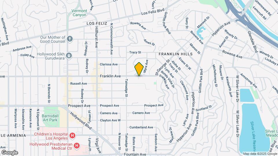 4206 Franklin Ave Map and Location Details