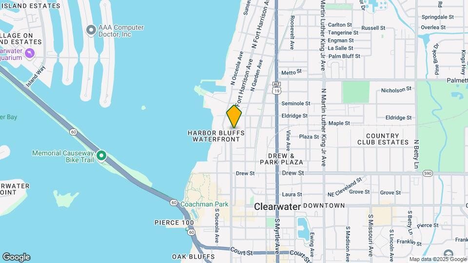 509 N Fort Harrison Ave Mapa y Detalles de la Ubicación
