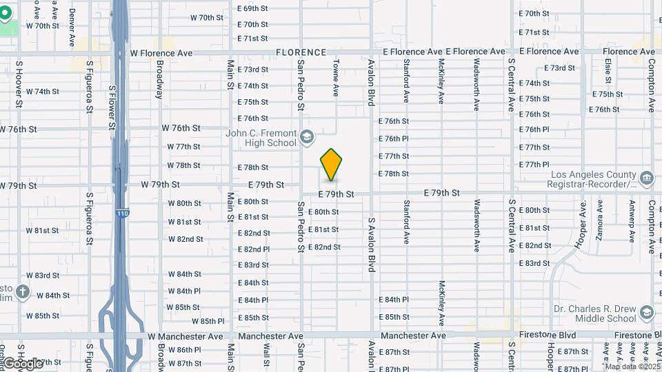 7833 Towne Ave Map and Location Details