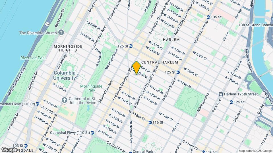 233 W 121st St Map and Location Details